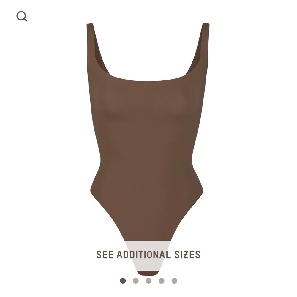 Skims square neck bodysuit